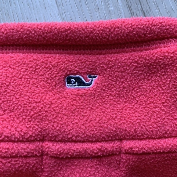 Vineyard Vines Pink Full Zip Fleece Vest Sz XXS - Picture 11 of 13